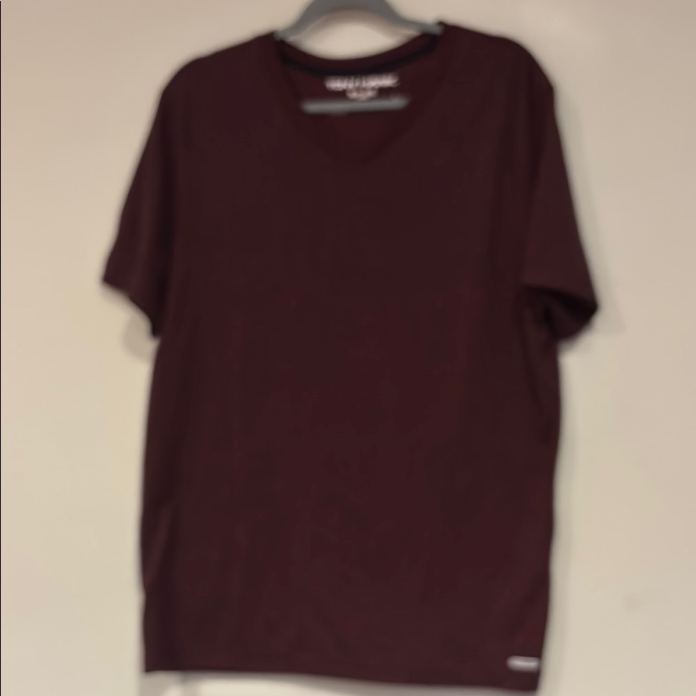 Tony Hawk next level Burgundy V-Neck T-Shirt